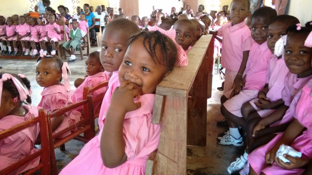 RMI school children in Haiti