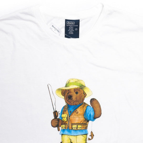 polo bear fishing t shirt