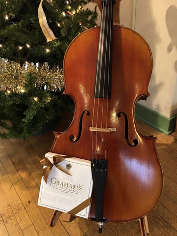 Virtuoso cello with chocolate