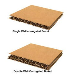 Single and double wall corrugated construction