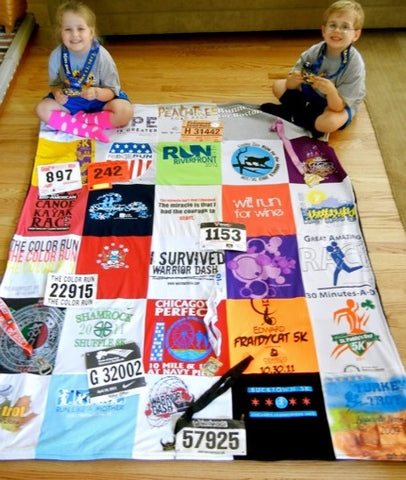 Running T Shirt Quilt