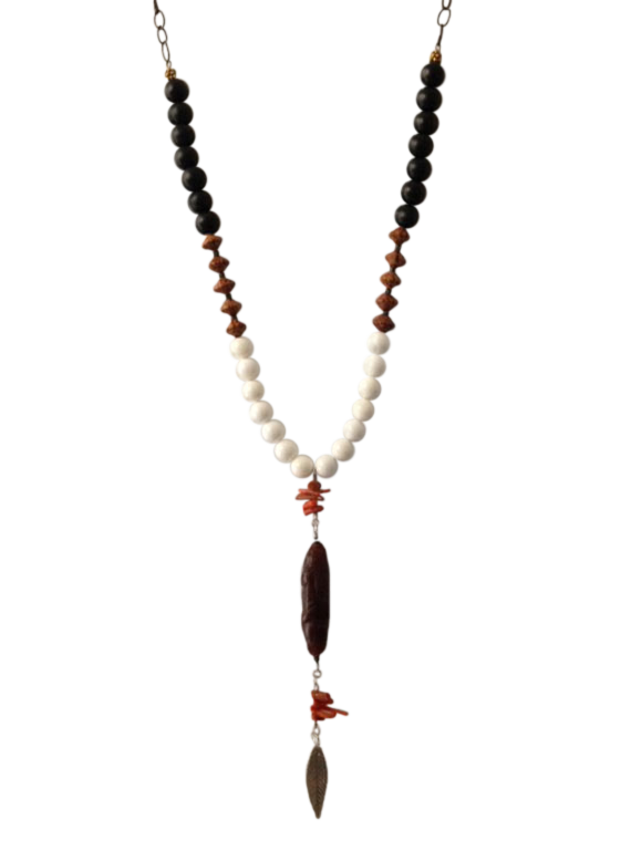 coral pendant necklace