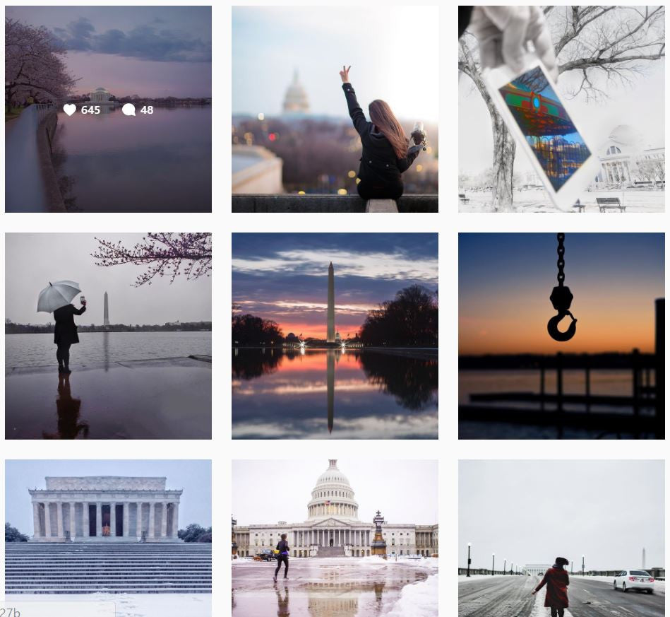 Washington DC Instagram Account