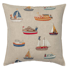 Coral & Tusk Boats Pattern Pillow 20" x 20"