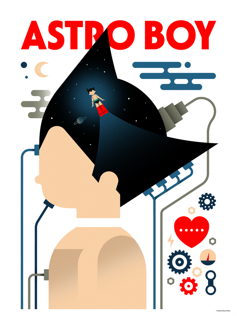 ASTRO BOY by Michael De Pippo & PINOCCHIO Charity Print by Giulia Del Mastio - On Sale INFO!