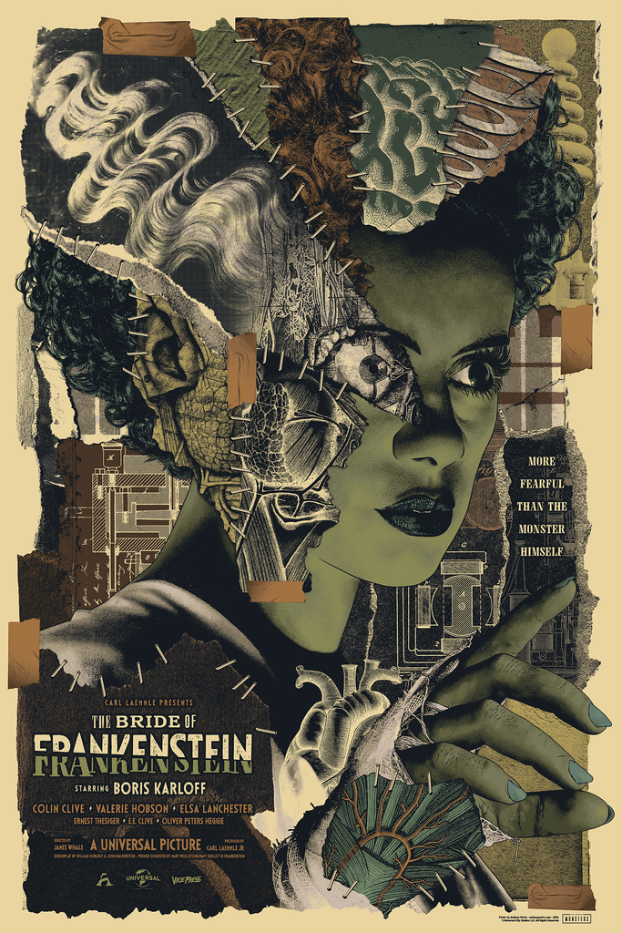 BNG x Vice Press: THE BRIDE OF FRANKENSTEIN by Anthony Petrie - On Sale INFO!