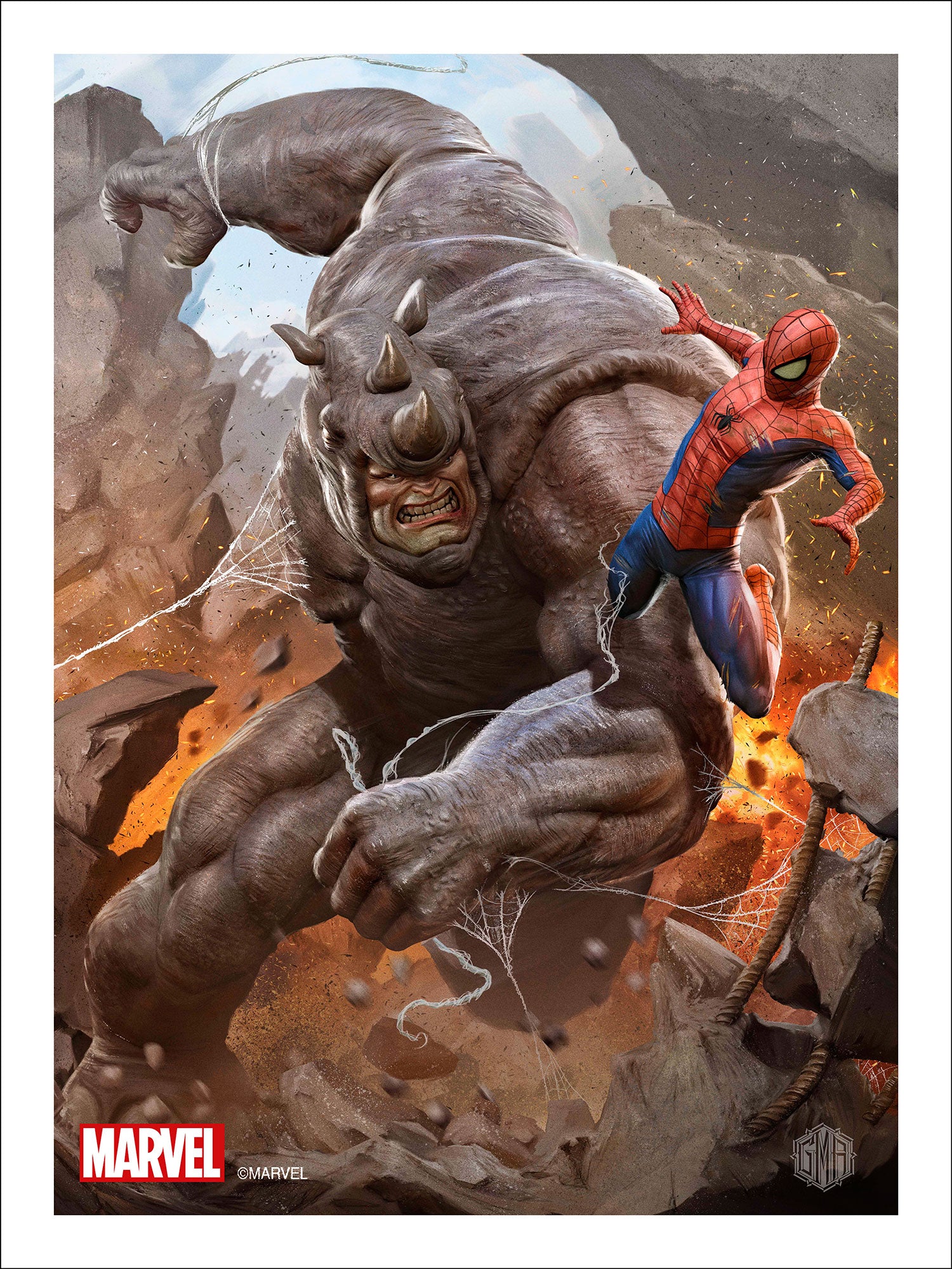 spiderman vs rhino 2022