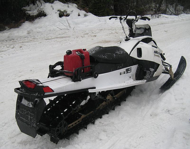 snowmobile rack on ski doo freeride