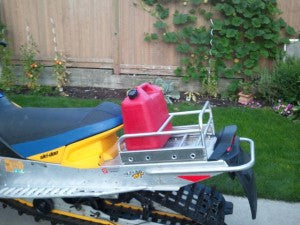 Summer look at a sled rack
