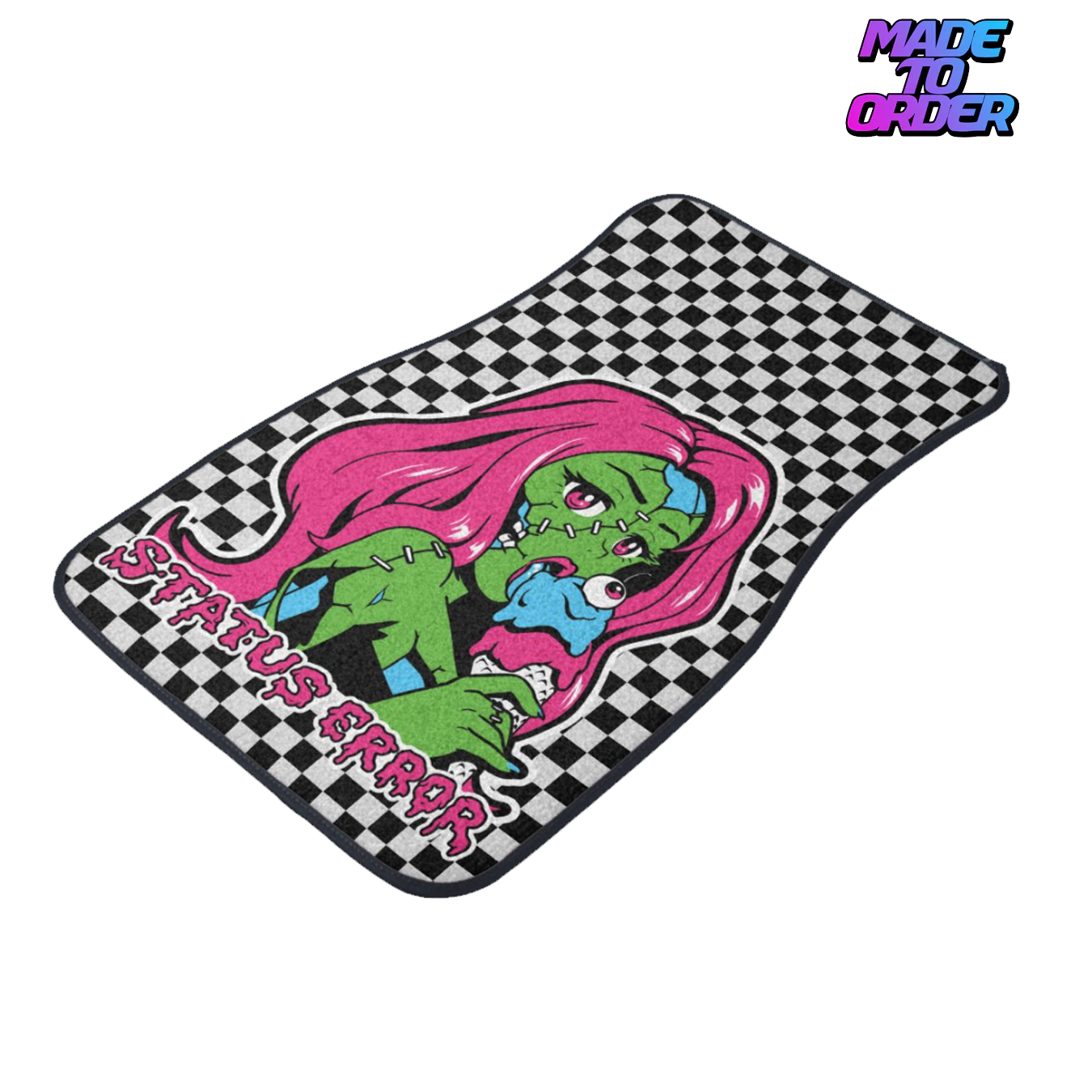 New Ice Cream Girl Light Grey Universal Floor Mats (MTO)