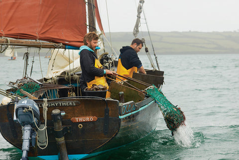 #AlfSmythers Ranger hauling in Fal Oysters by Alan Clarke