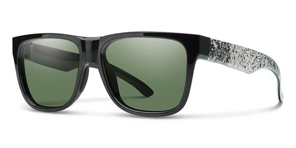 SMITH OPTICS Lowdown 2 TAY/1H Sunglasses Black Frame Green Chromapop Lenses 55mm