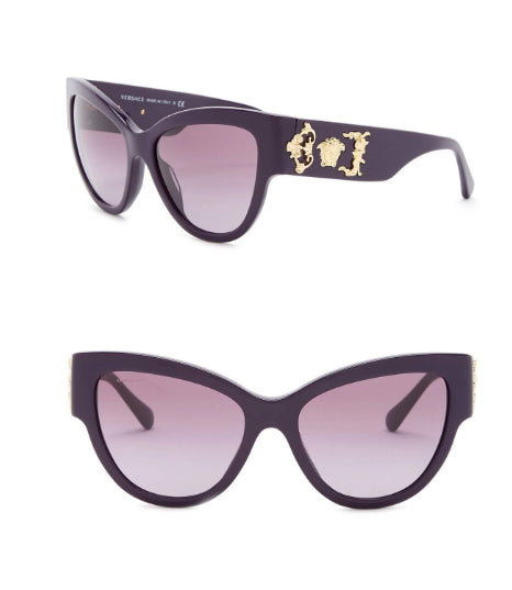 VERSACE VE4322 5064/8H Sunglasses Violet Frame Violet Gradient Lenses 55 mm