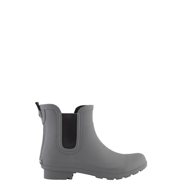 rain boots gray