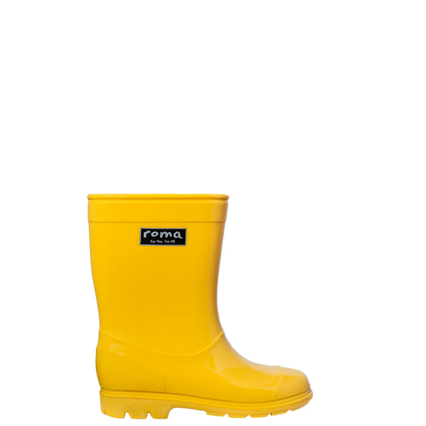 ABEL YELLOW KID'S RAIN BOOTS