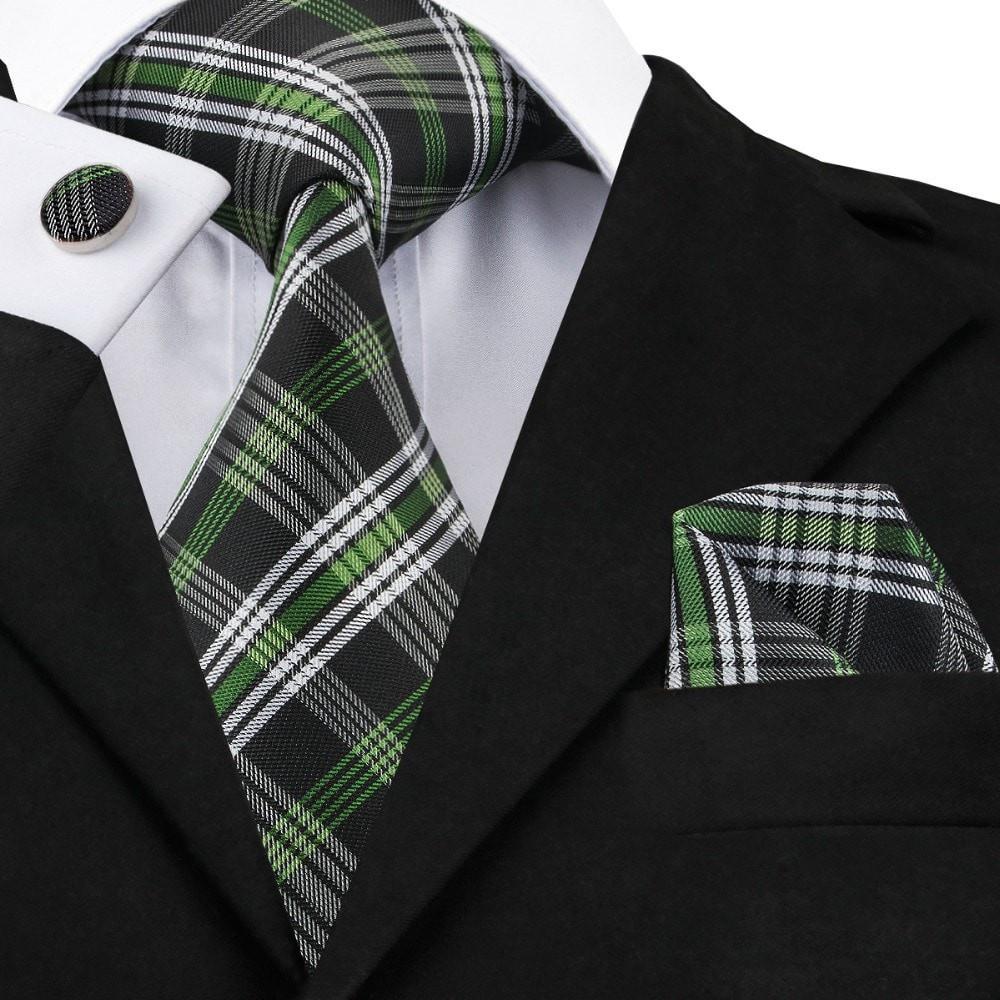 Match your cufflinks with shirt and tie