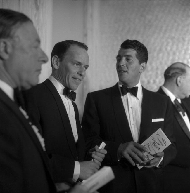 Dean with his friend Frank Sinatra