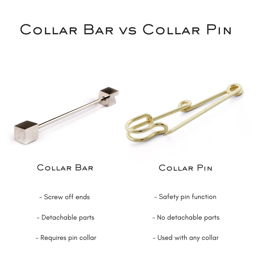 Difference between a collar bar and collar pin