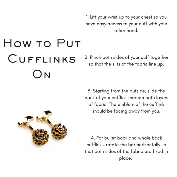 How to Put on Cufflinks