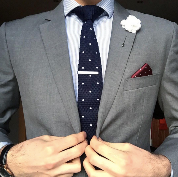 Tie Bar with a Suit