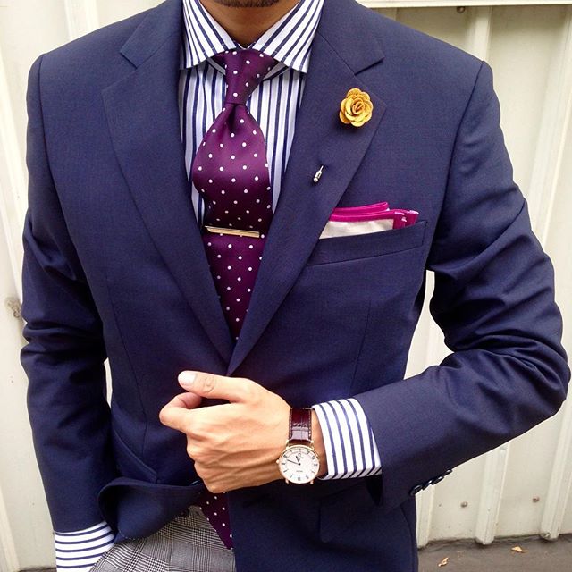 Tie bar and Suit