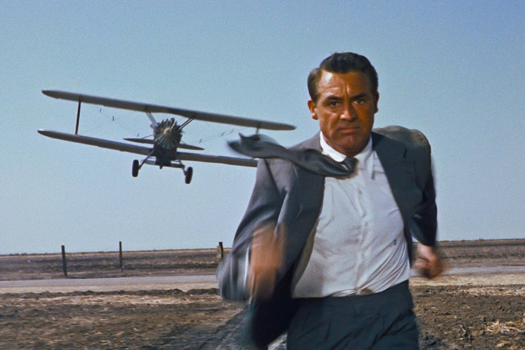 Grant during the filming of North by Northwest