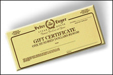 Peter Luger Gift Certificates