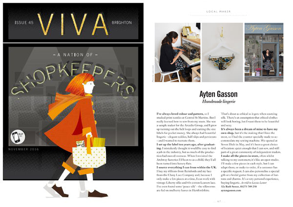 Viva Magazine Brighton Ayten Gasson Local Maker