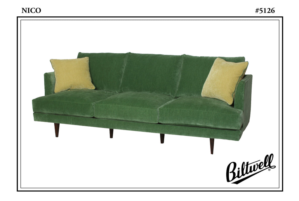 Biltwell Nico Mid-Century Modern Sofa