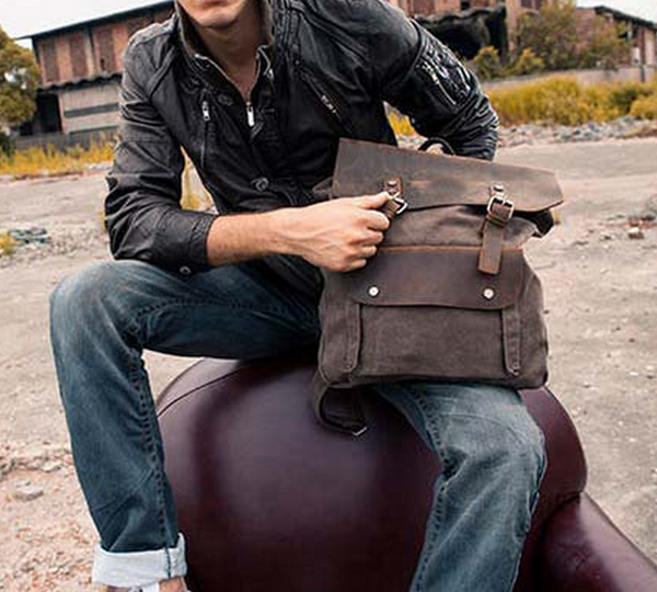 Handcrafted Genuine Leather Backpack