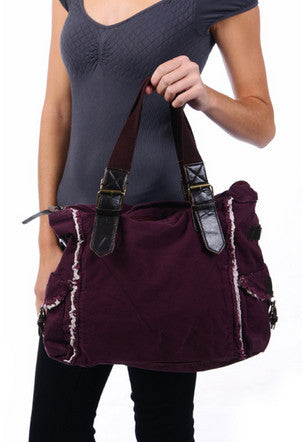Large Satchel Leather Handbag for Women - Serbags - 5