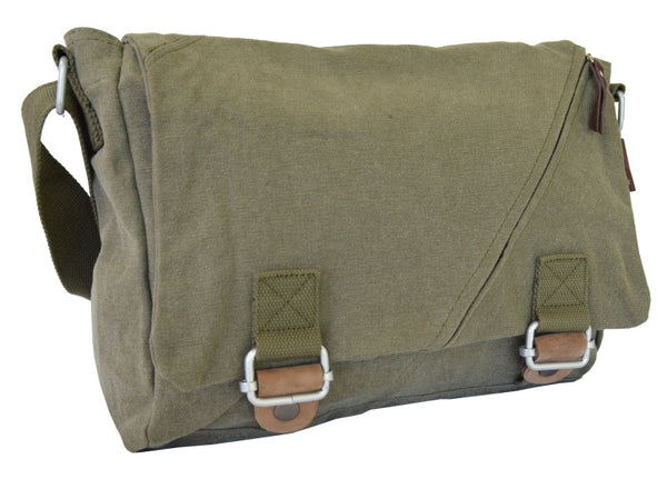 Army Green Courier Messenger Bag - Serbags - 2