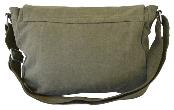 Army Green Courier Messenger Bag - Serbags - 4