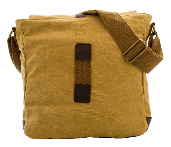 Vintage Canvas & Leather Sturdy Vertical Bag - Serbags - 7