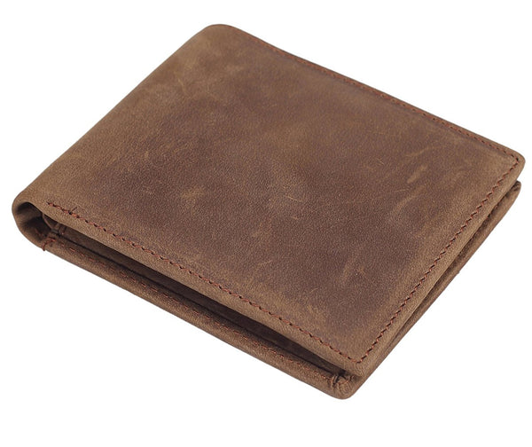 Bifold Wallet Handmade Genuine Leather Vintage