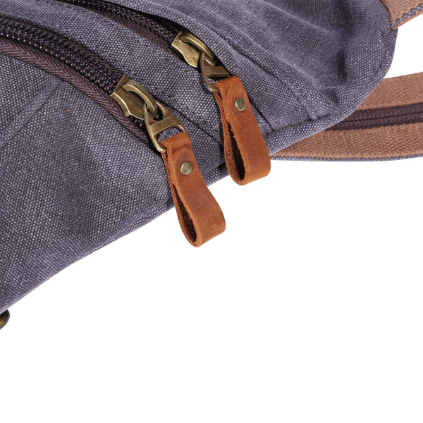 Canvas Small Crossbody Backpack Shoulder Casual Daypack