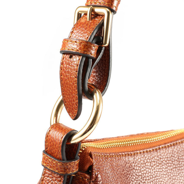 Ladies' Vintage Genuine Leather Hobo Shoulder Handbag