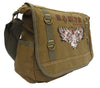 US Army Green Vintage Cross Body Messenger Bag - Serbags - 2