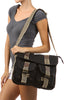 Black Classic Canvas Messenger Bag - Serbags - 6