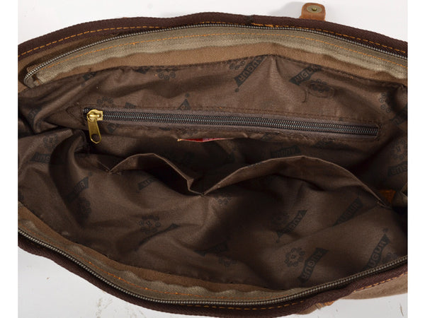 multi pocket messenger bag