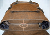 Brown Canvas Vintage Backpack Leather Trims - Serbags - 4