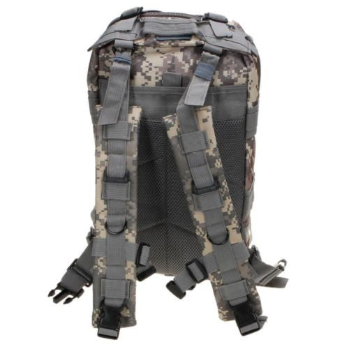 Camouflage Outdoor School Hiking Backpack Oxford Cloth Nylon - Serbags - 12