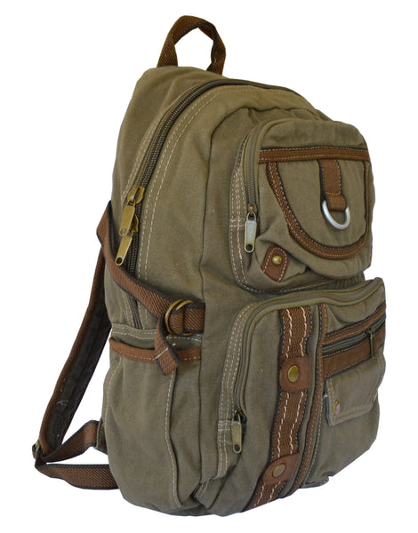 multi compartment backpack