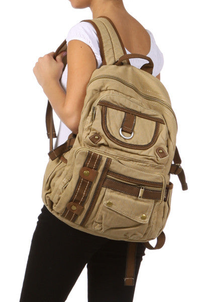 Casual Multi-Compartment 18 inch Utility Backpack - Serbags - 3