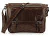 Casual Leather Crossbody Messenger Bag - Serbags - 3