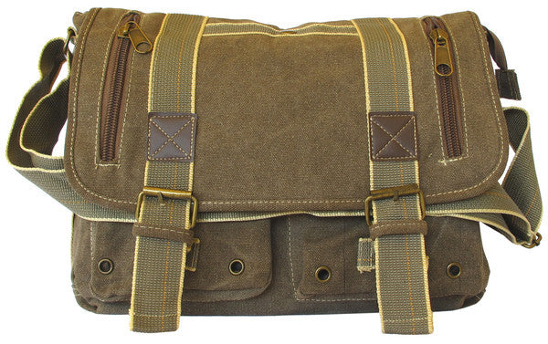 Classic Green Messenger Bag - Serbags - 1