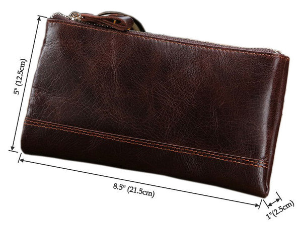 Clutch Organizer Wallet Genuine Leather - Serbags - 4