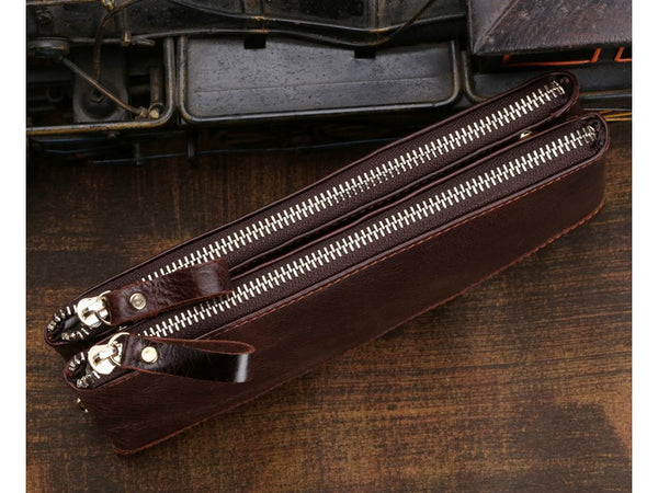 Clutch Organizer Wallet Genuine Leather - Serbags - 5
