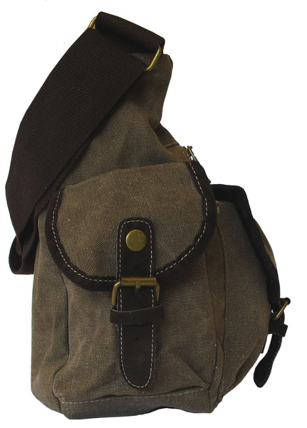Cotton Canvas Messenger Shoulder Bag - Serbags - 3