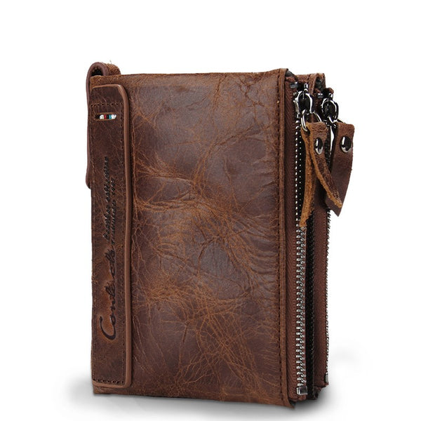 Men's Handcrafted Bifold Genuine Leather Wallet